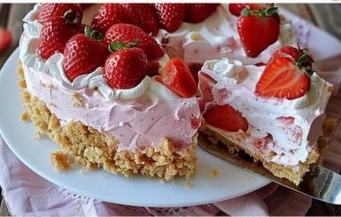 y338 Erdbeerkuchen ohne Backen
