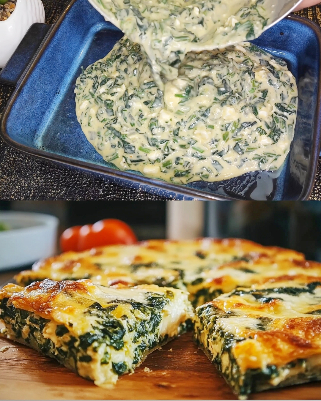 y524 Dieses Rezept hätte ich gerne früher gekannt – Spinat-Feta-Quiche genial einfach!