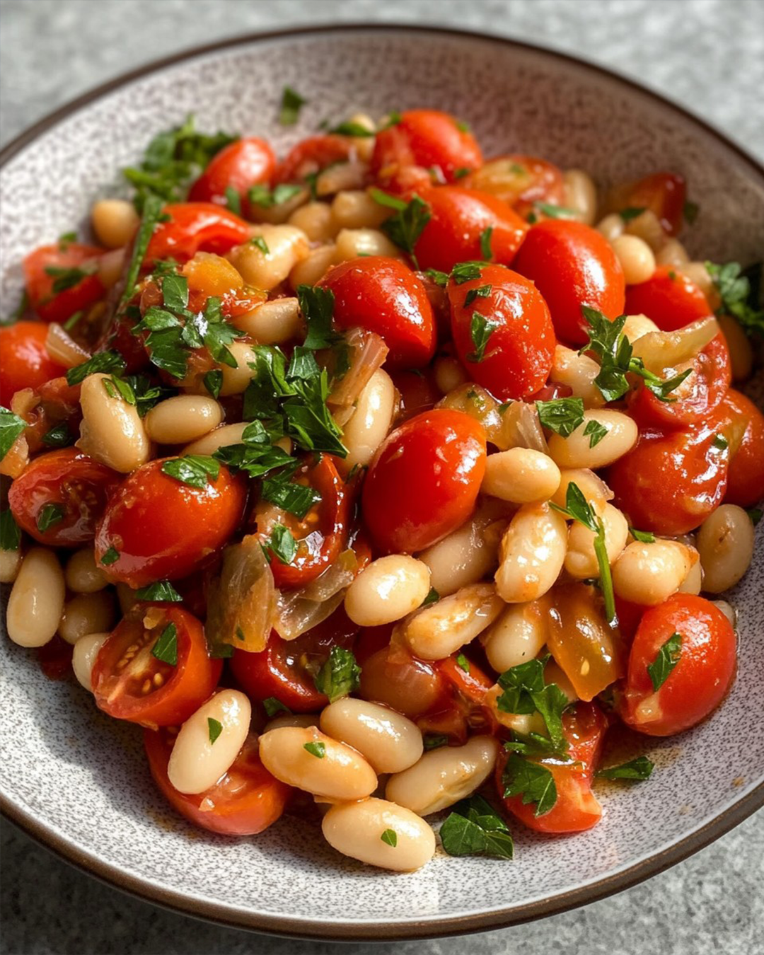 y535 🥗 Fruchtiger Bohnensalat mit Tomaten – in nur 10 Minuten fertig!