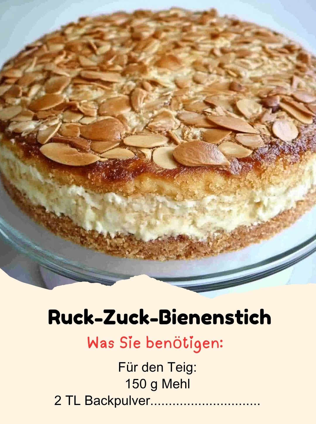 y604 Ruck-Zuck-Bienenstich