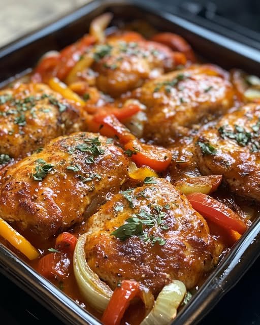 🔥 Paprikaschnitzel aus dem Ofen – zart, würzig & mit goldbrauner Käsekruste!