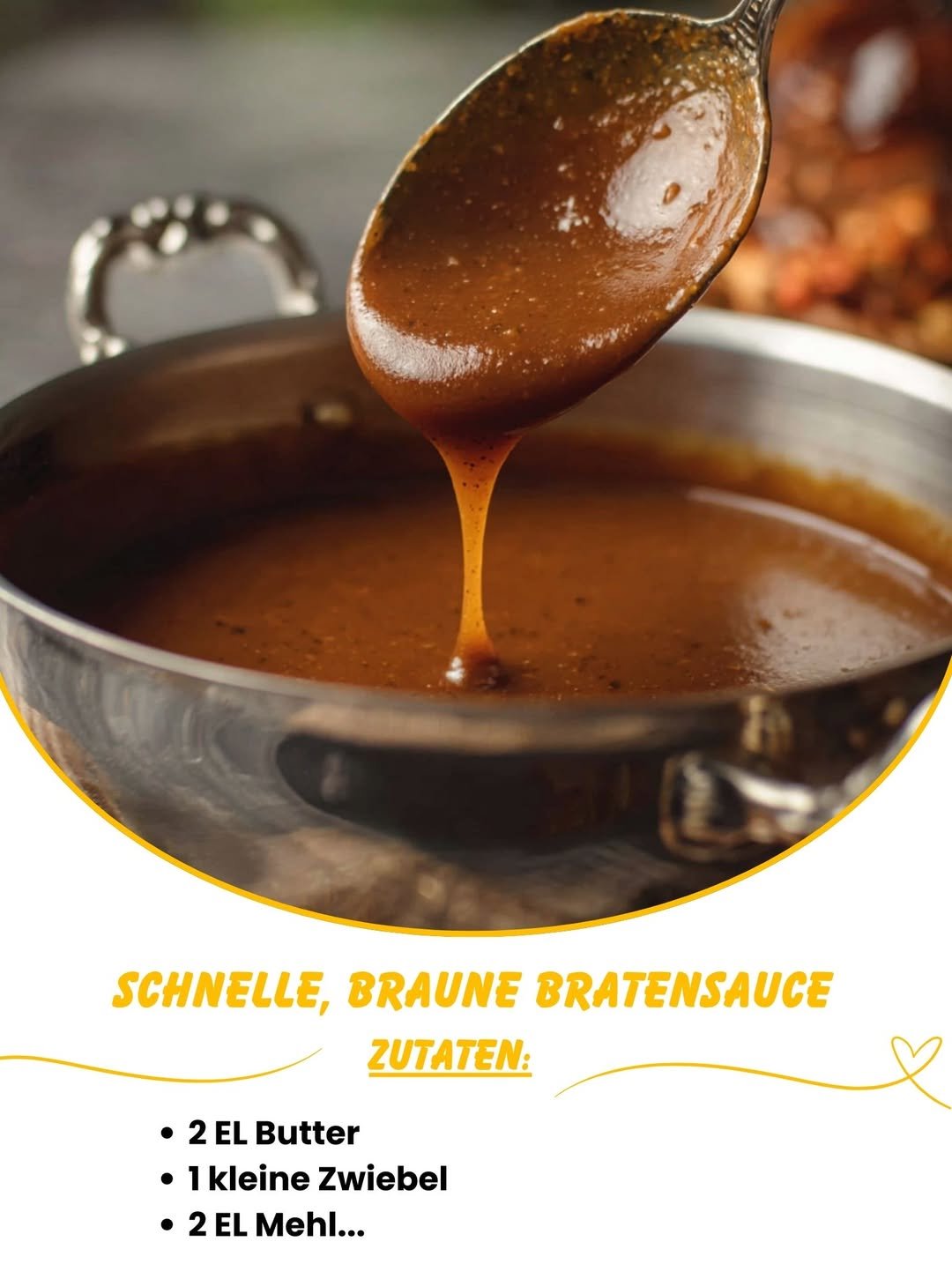y694 Schnelle braune Bratensauce – wie bei Oma