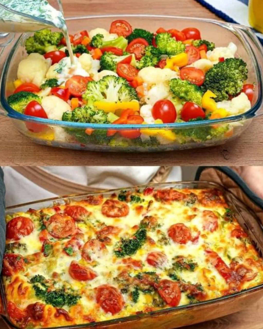 Blumenkohl mit Brokkoli auflauf y866 Für mich besser als Fleisch – Blumenkohl-Brokkoli-Auflauf 😍🥦